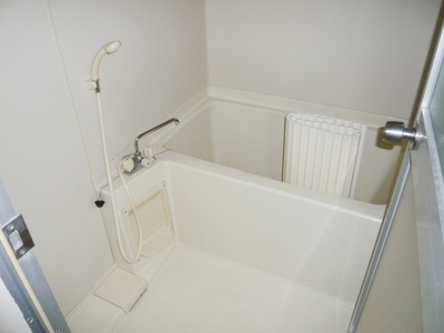 Bath. Easy to clean with a clean bathroom