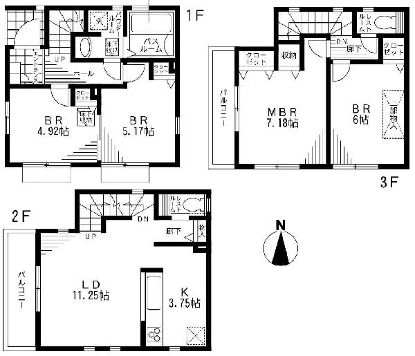 Floor plan. Counter Kitchen LDK15 Pledge The main bedroom 7.18 Pledge