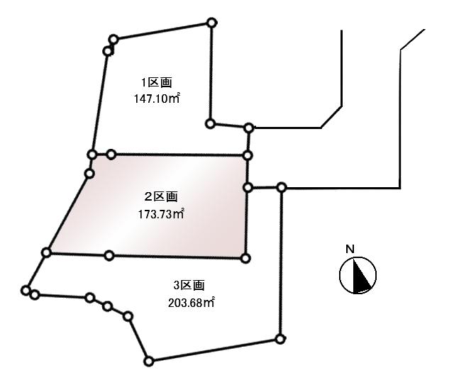 Compartment figure. Land price 28.8 million yen, Land area 173.73 sq m