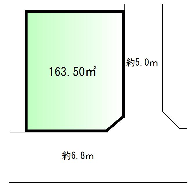 Compartment figure. Land price 32,800,000 yen, Land area 163.5 sq m