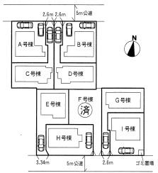 The entire compartment Figure. All 9 buildings that appeared in the corner of a quiet residential area ☆