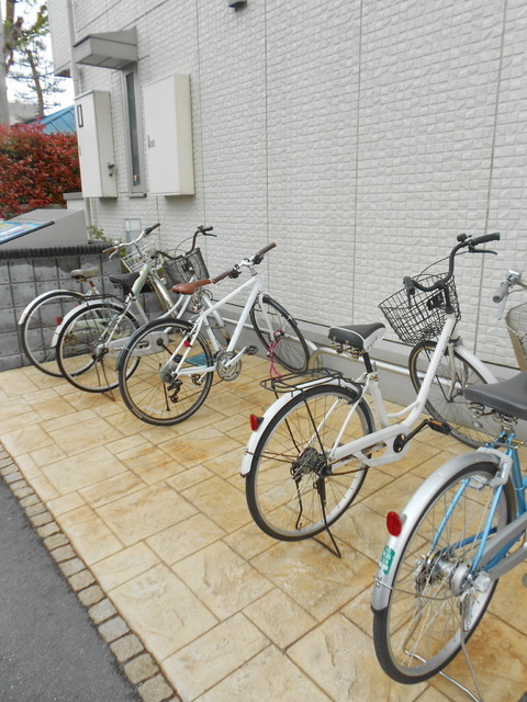 Other common areas. Bicycle parking space