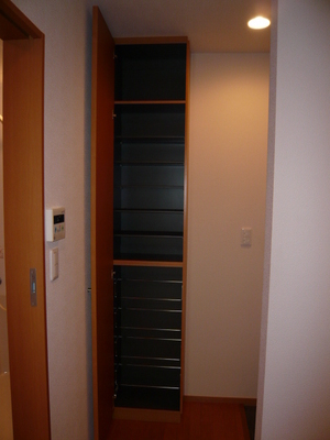 Entrance. The entrance, Also equipped with shoe box storage