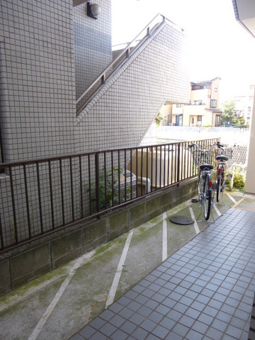 Other common areas. With bicycle parking lot