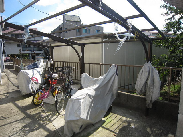 Other common areas. Bicycle parking space