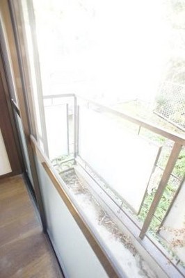 Balcony.  ※ Cleaning is a before photo of.