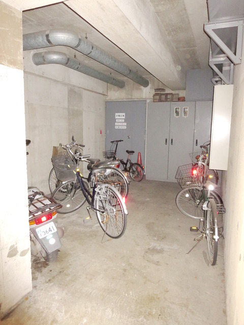 Other common areas. Is a bicycle parking lot