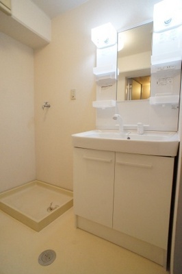 Washroom. It is also comfortable in the morning with a shampoo dresser type