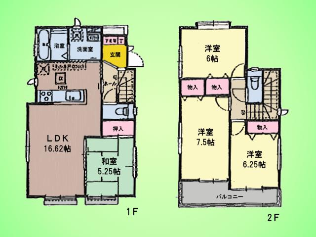 Floor plan. (B Building), Price 43,800,000 yen, 4LDK, Land area 110.13 sq m , Building area 92.11 sq m