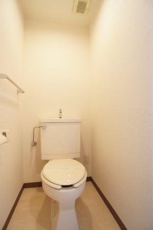 Toilet. Spacious space! 