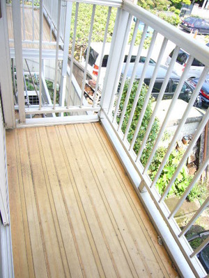 Balcony. There futon also Hoseru veranda.