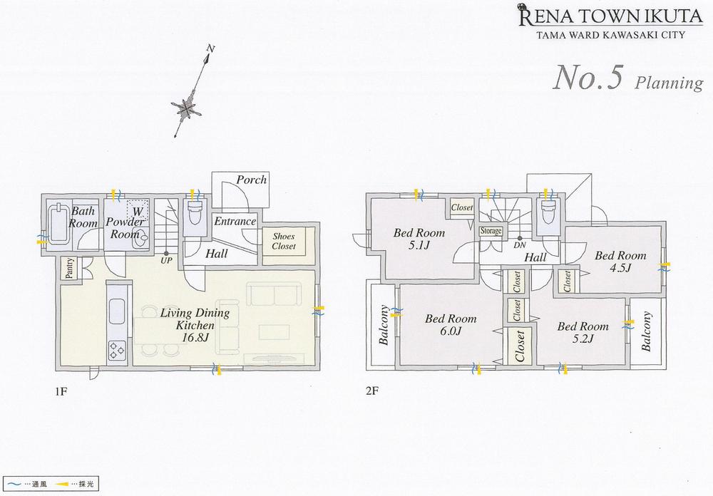Floor plan. 39,800,000 yen, 4LDK, Land area 103.45 sq m , Building area 86.9 sq m building 26.28 square meters 4LDK