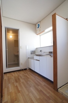 Kitchen. Kitchen space is also widely useful. 