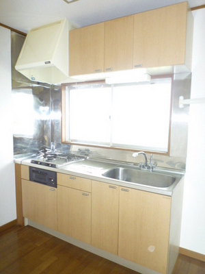 Kitchen. Also attached grill, The width of the dishes also spread.