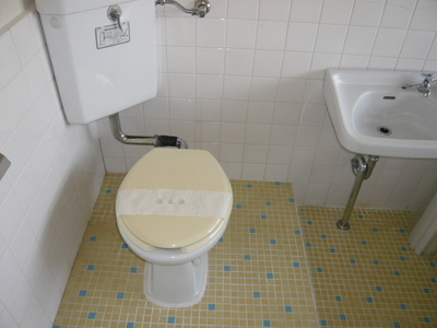 Toilet. Cleaning Ease because it is simple Western-style toilet bus toilet together ☆ 