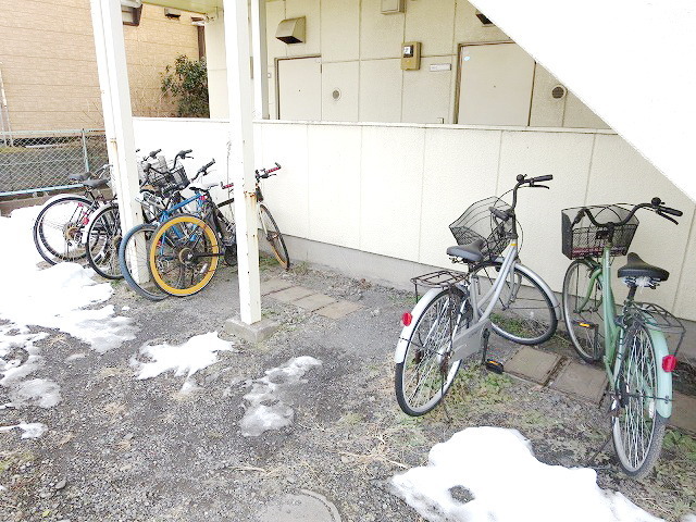 Other common areas. Is a bicycle parking lot