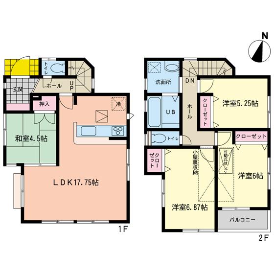 Floor plan. (8 Building), Price 37,800,000 yen, 4LDK, Land area 102.47 sq m , Building area 94.39 sq m