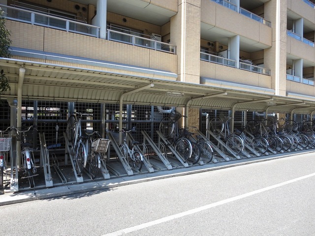 Other common areas. Is a bicycle parking lot