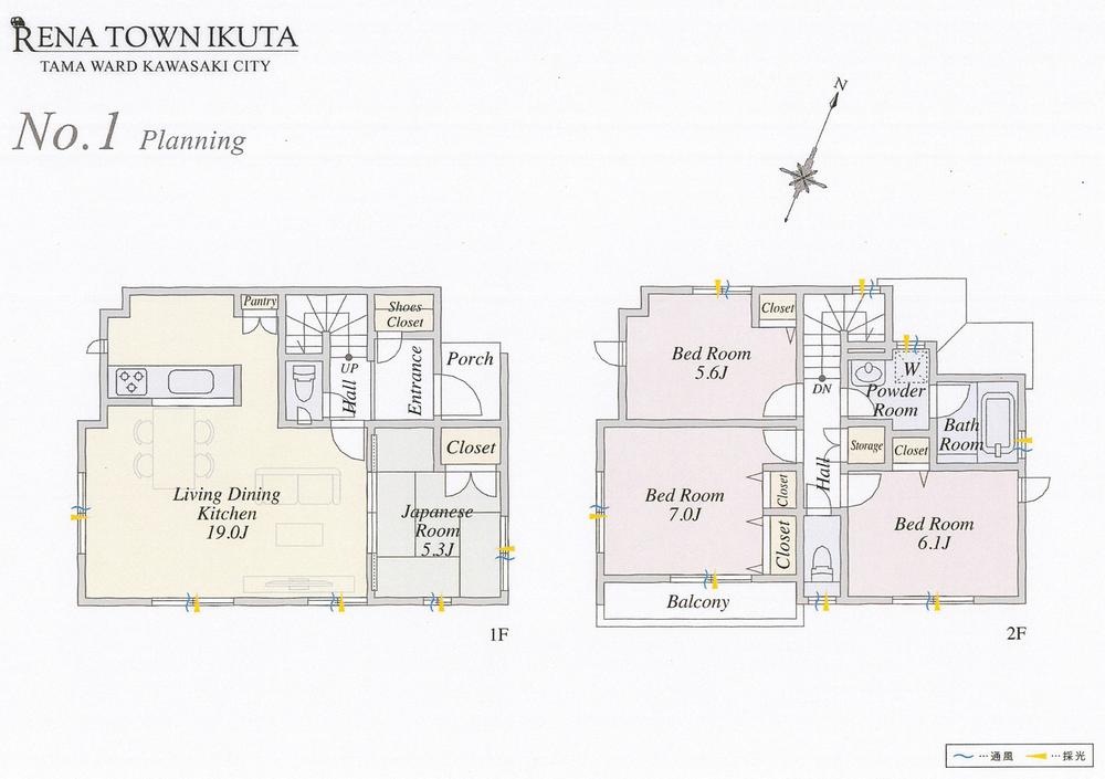 Floor plan. 46,880,000 yen, 4LDK, Land area 105.78 sq m , Building area 97.29 sq m building 29.4 pyeong 4LDK