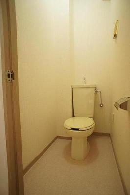 Toilet. Spacious space! 