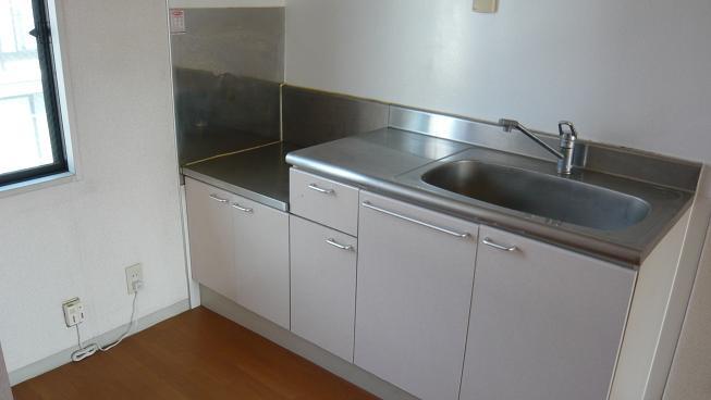 Kitchen. Separate photo  ☆ Two-burner gas stove can be installed, Window with a kitchen ☆