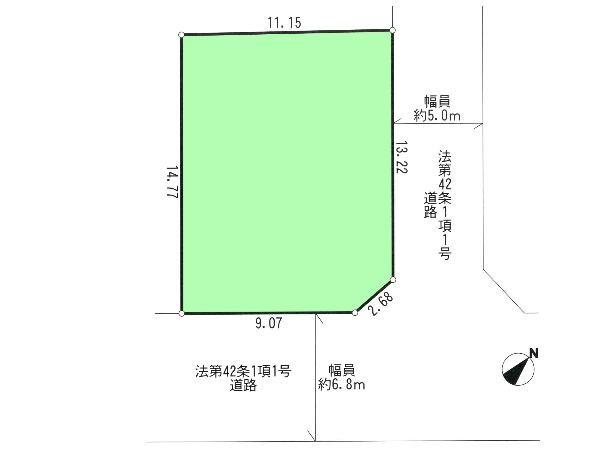 Compartment figure. Land price 32,800,000 yen, Land area 163.5 sq m