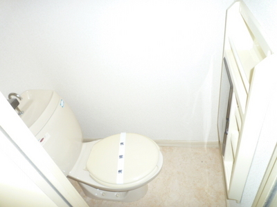 Toilet. I do not feel the feeling of pressure in the spacious space! 