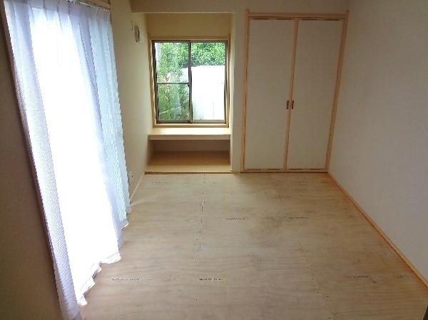 Non-living room. Japanese-style of living and Tsuzukiai, South is facing.