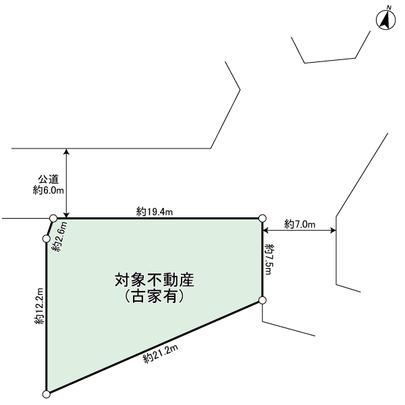 Compartment figure. east ・ Corner lot of the north, There is land area 221.21 sq m.