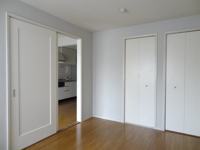 Living and room. Walk-in closet with! 