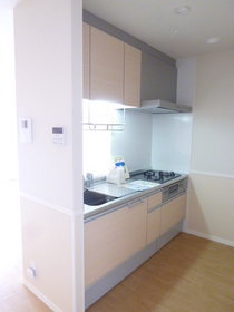 Kitchen. System kitchen ※ 3-neck gas stove