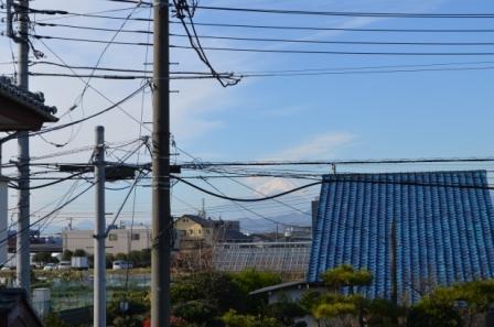 View photos from the dwelling unit. Fuji from the site (December 2013) Shooting