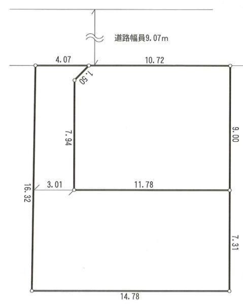 Compartment figure. Land price 13.3 million yen, Land area 135.73 sq m