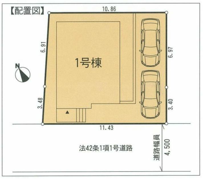 Compartment figure. 22,800,000 yen, 4LDK, Land area 115.71 sq m , Building area 92.34 sq m