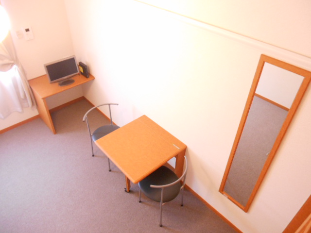 Living and room. Also equipped foldable table and chairs