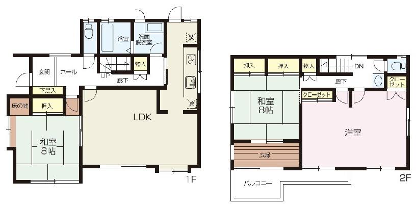 Floor plan. 16,900,000 yen, 3LDK, Land area 150.05 sq m , Building area 125.86 sq m