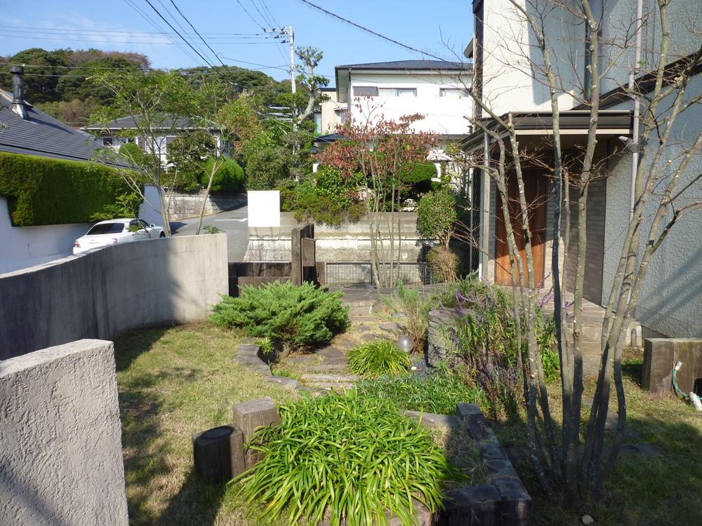 Local land photo. It is very bright garden. 