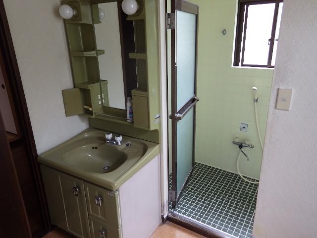 Bathroom. Wash basin and toilet