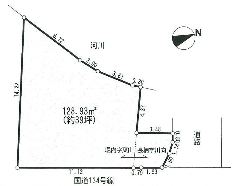Compartment figure. Land price 25 million yen, Land area 128.93 sq m compartment view