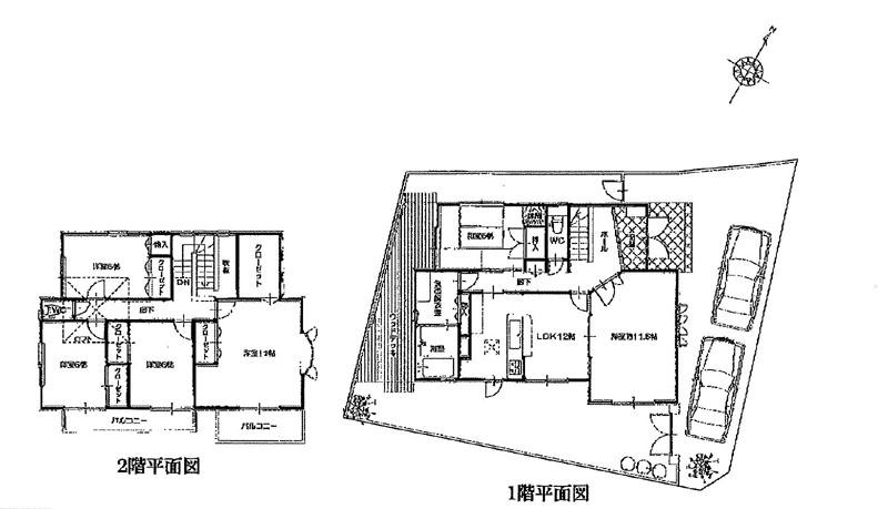 Floor plan. 47,800,000 yen, 6LDK, Land area 194.62 sq m , Building area 148.47 sq m floor plan