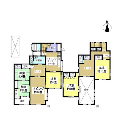 Floor plan. 5L ・ It is taken between the DK type! Building area 183.83 sq m (about 55.6 square meters)