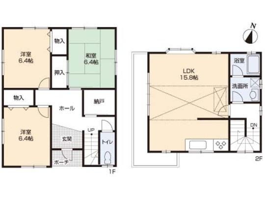 Floor plan. 22,800,000 yen, 3LDK, Land area 170.73 sq m , Building area 96 sq m floor plan