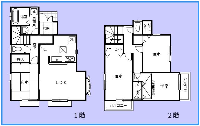 Floor plan. 15 million yen, 4LDK, Land area 120.02 sq m , Building area 98.82 sq m floor plan