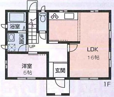 Living. 1F Floor Plan Living 15 tatami mats The entrance next to a terrace