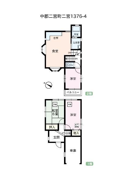 Floor plan. 11.8 million yen, 3DK, Land area 73.84 sq m , Building area 68.13 sq m 3LDK