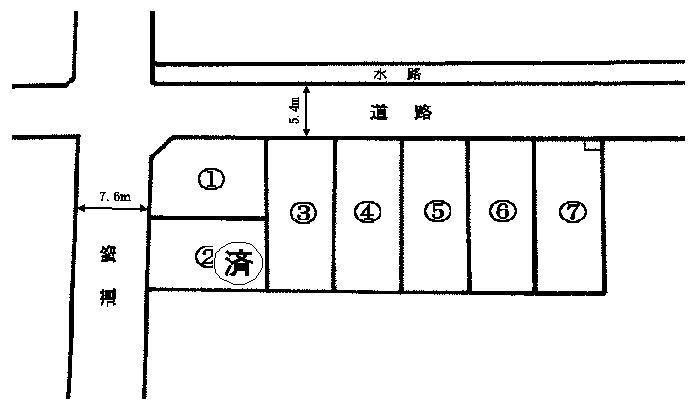 Compartment figure. Land price 17.8 million yen, Land area 105.08 sq m