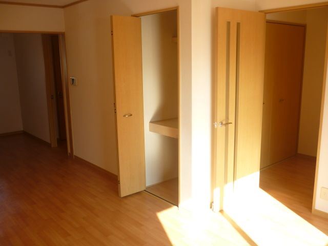 Living and room. There are many storage places