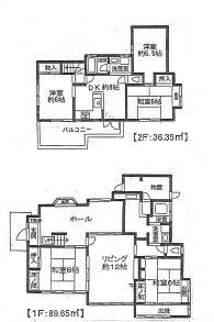 Floor plan. 23.8 million yen, 5LDK + S (storeroom), Land area 255.5 sq m , Building area 126 sq m