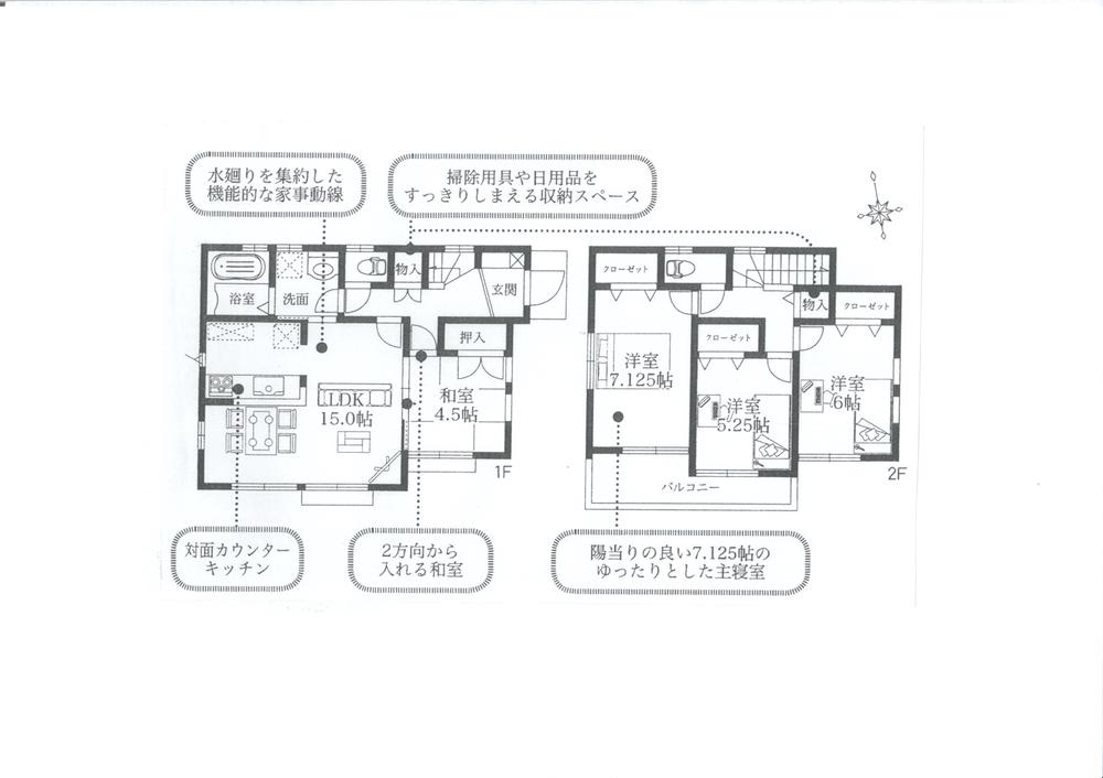 Floor plan. 21,800,000 yen, 4LDK, Land area 118.93 sq m , Building area 94.19 sq m