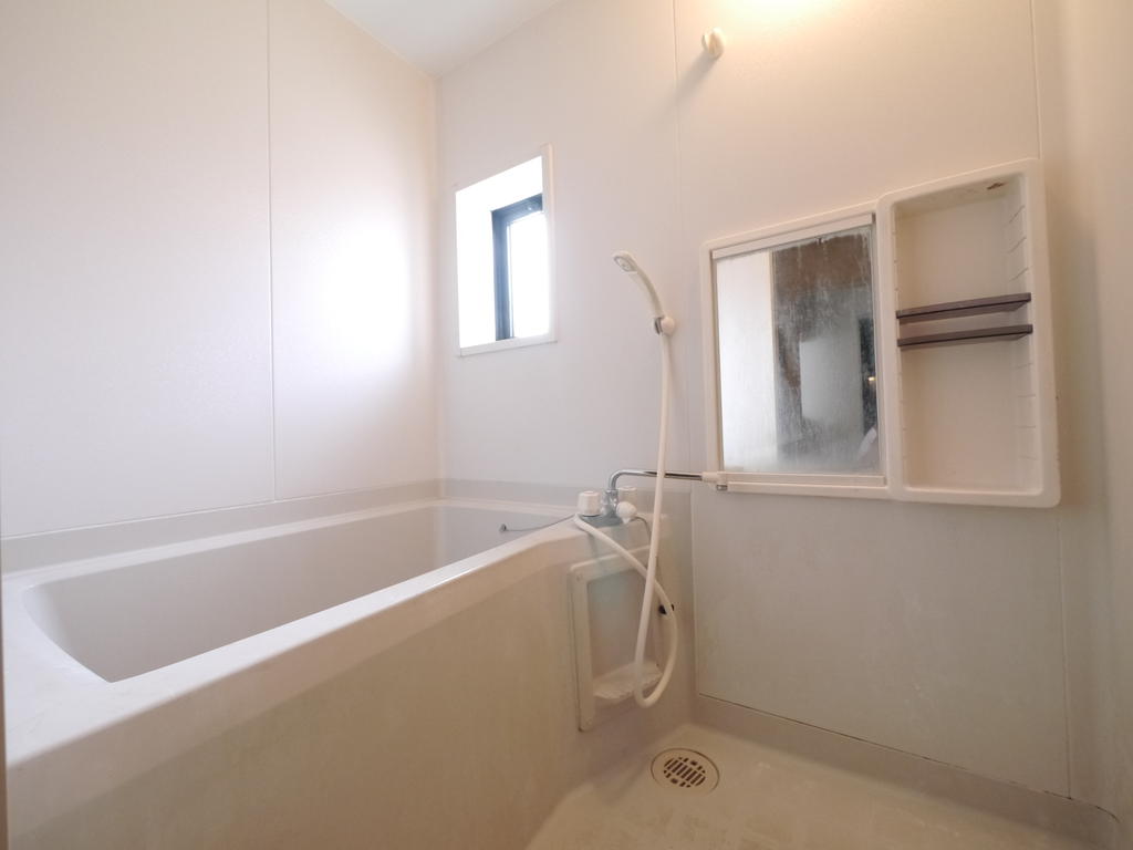 Bath. Bathroom is. It is a window is happy